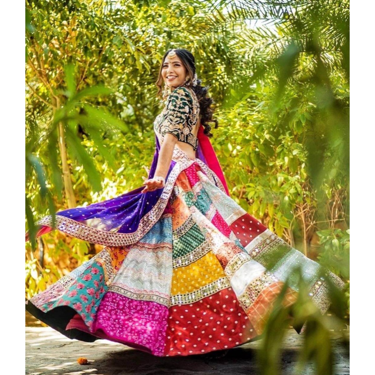 Dandiya on sale lehenga choli